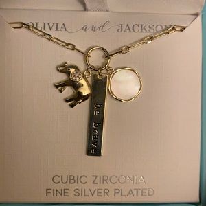 Elephant Paperclip necklace